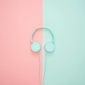Blue Headphone